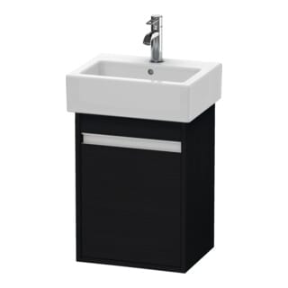 Duravit Waschtischunterschrank Ketho 40x32x55cm, wandhängend, T re, Eiche schwarz