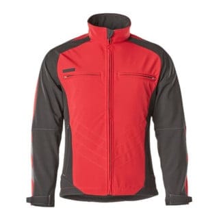 Mascot Dresden Soft Shell Jacke Größe XS, rot/schwarz