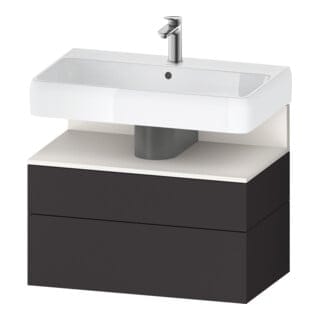Duravit Waschtischunterschrank Qatego 79x47x59cm, w m/Gr m, 1 Kast, 1 Ausz.