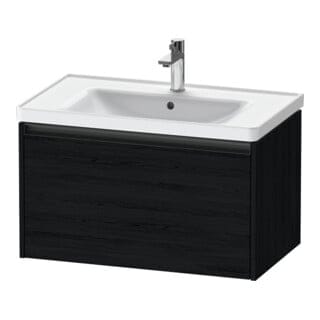 Duravit Waschtischunterschrank Ketho.2 78,4x45,5cm, Ei sw, 1 Ausz., wandhängend