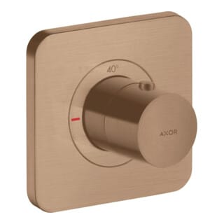 hansgrohe Fertigset Axor Citterio E UP-THM 120x120mm, brushed red gold