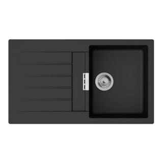 hansgrohe Einbauspüle S520 m Tropffl, 840x480mm, 1 Beck., gsw