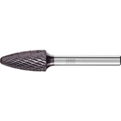 PFERD TOOLS Hartmetall Frässtift Rundbogen RBF Ø 12x25mm Schaft-Ø 6mm Z3P HICOAT universal