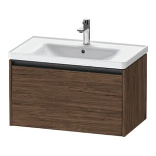 Duravit Waschtischunterschrank Ketho.2 78,4x45,5cm, Nussb dkl., 1 Ausz., wandhängend