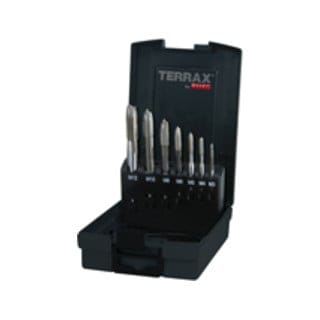 RUKO 7-teiliger Maschinengewindebohrer-Satz HSS Co 5 Form B