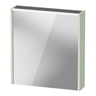 Duravit LED-Spiegel D-Code 2.0 m SD T J 65x70x5cm, Lichtf ob, re, blassgrün matt