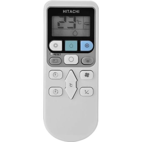 Universelle Fernbedienung Für Klimaanlagen Rar-3v2 – Kompatibel Mit Hitachi – Betrieb Mit 2 Aaa-batterien – Einfache Programmierung Mit Timer