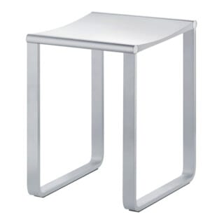 Keuco Hocker Plan Aluminium silber-eloxiert/weiß