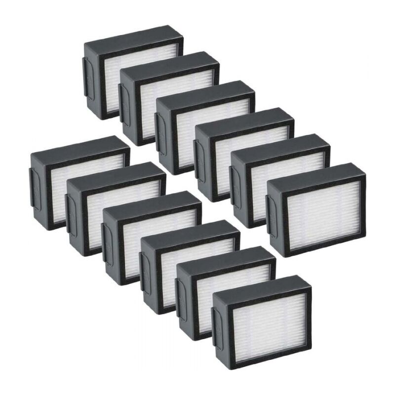 12er-pack Ersatzfilter Für Irobot Roomba I&e I7 E5 E6+ J7 Staubsauger Ersatzteile Zubehör Fliti