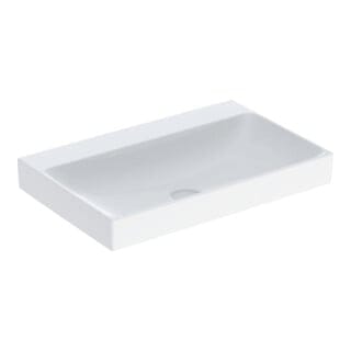 Geberit Waschtisch One 75cm, o. Hahnl. + ÜL, weiß KeraTect