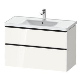 Duravit Waschtischunterschrank D-Neo 98,4x45,2cm, sw/w g, 1 Schubk., 1 Ausz.