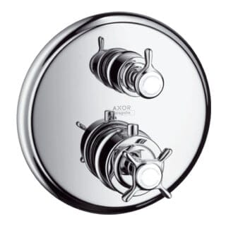 hansgrohe Fertigmontageset Axor Montreux UP-THM, m Absperrventil, Kreuzgriff, chrom