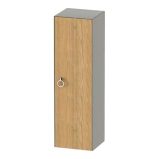 Duravit Halbhochschrank White Tulip 40x36x132cm, 1 T m G, An r, E Nat StG m