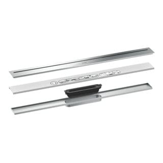 hansgrohe Duschrinne Drain 800mm, Fertigset, frei im Raum, chrom