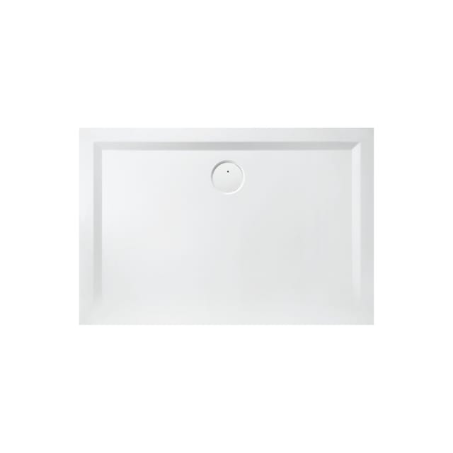 Hoesch Mineralguss-Duschwanne Muna 80x70x3cm, weiß, Solique