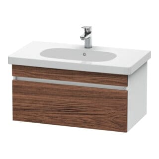 Duravit Waschtischunterschrank DuraStyle 80x45,3cm, N dk/we ma, 1 Ausz., wandhängend