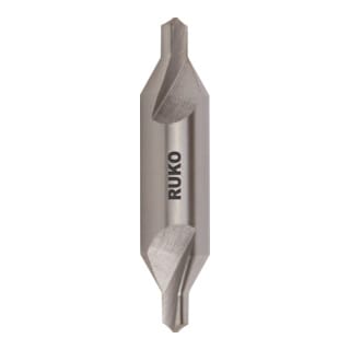 RUKO Zentrierbohrer DIN 333 HSS Form R Ø 4,0 x 56,0 x 10,0 mm