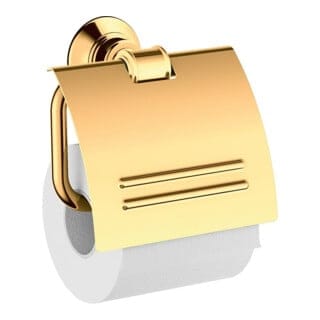 hansgrohe Papierhalter Axor Montreux m Deck, Met., Wandmont., pol. gold optic