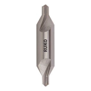 RUKO Zentrierbohrer DIN 333 HSS Form R Ø 5,0 x 63,0 x 12,5 mm