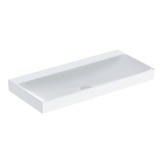 Geberit Waschtisch One 105cm, o. Hahnl. + ÜL, weiß KeraTect