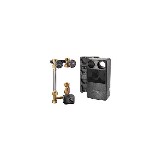 Oventrop Anbindesystem Regumat M3-180 DN 25, Gr. ALPHA 2 25-60, m Kugelh