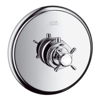 hansgrohe Fertigmontageset Axor Montreux UP-THM, mit Kreuzgriff, brushed nickel