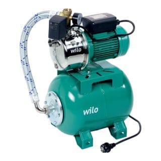 Wilo Kreiselpumpe Jet HWJ- 204-EM/2-2, 20 Liter, 1 kW, 230 V
