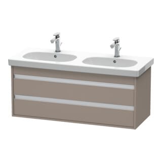 Duravit Waschtischunterschrank Ketho 115x45,5cm, bas. ma, 2 Schubk., wandhängend