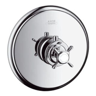 hansgrohe Fertigset Axor Montreux HF UP-Thermostat, mit Kreuzgriff, chrom