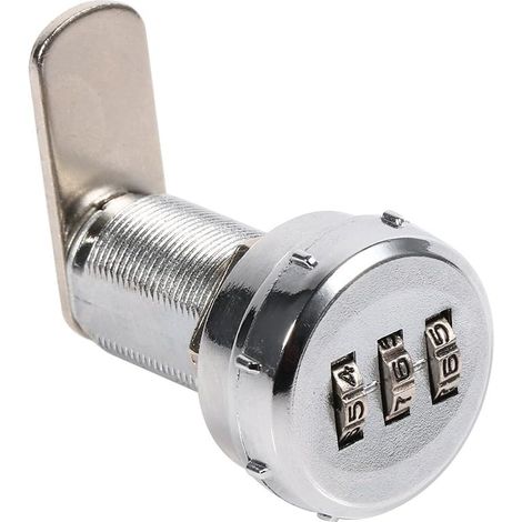 Zahlenschloss, Mechanisches Schrankschloss, Schubladenschloss, 3-stelliger Zahlencode Für Schrank, Kommode, Schublade, Briefkasten