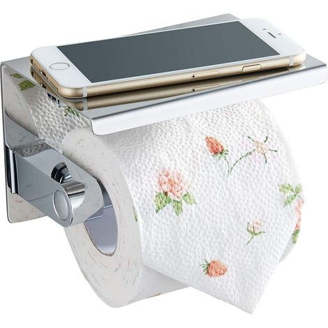 Wandmontierter Toilettenpapierhalter Für Die Hoteldekoration. Aus Poliertem, Verchromtem Edelstahl 304 Gefertigt.
