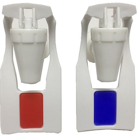 Wasserspender-wasserhahn Aus Kunststoff, Reinigungsarmatur, Geeignet Für Warm- Und Kaltwasser, Ersatzteil, Rot/blau, 4 Stück, 105,5 Cm