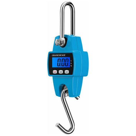 Elektronische Kranleiter (300 Kg/50 G), Mini-digital-hängeleiter, Industrielle Elektronische Hakenleiter Für Gepäck, Fischzucht, Jagd, Blau