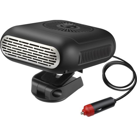 Autoheizung, 12 V, 120 W, Scheibenentfroster, Tragbare Autoheizung, Heiz- Und Kühlfunktion Mit Zigarettenanzünderstecker, 360° Drehbarer Sockel