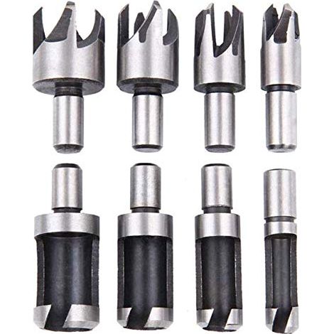 Set Mit 8 Holzbohrern Aus Hochkohlenstoffhaltigem Stahl: 6 Mm/10 Mm/13 Mm/16 Mm