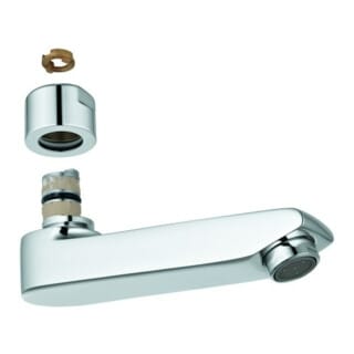 Grohe Gussauslauf 440452 117mm für Eichelberg WT-Wandarmaturen chrom
