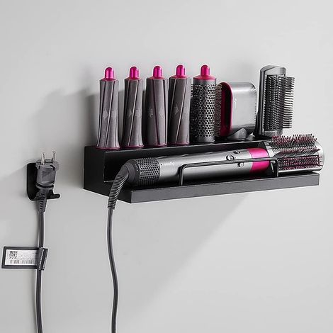 Wandmontiertes Aufbewahrungsregal Für Dyson Organizer Mit Klebefläche Für Badezimmer