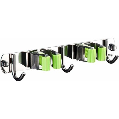 Besenhalter, Besenorganizer, Besenhalter Aus Edelstahl Für Küche, Bad, Garten Und Büro