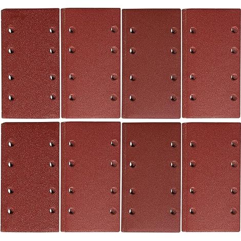 Exzenterschleifer-schleifpapier 93 X 185 Mm, 8 Löcher, Körnung 40, 30er-packung
