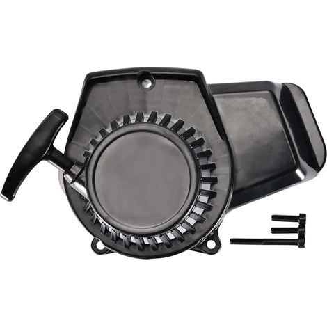 Ersatz-seilzugstarter Für 2-takt 47cc 49cc Pocket Bike, Mini Quad Pit Bike, Scooter, Atv, Schwarz