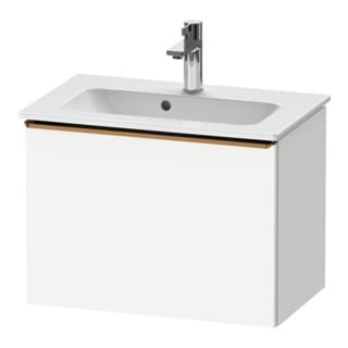 Duravit Waschtischunterschrank D-Neo Compact 61x37,2, bron geb/we ma, 1 Ausz., wandhängend