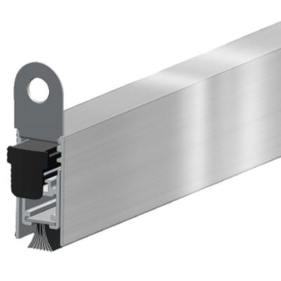 ELLEN Türabsenkdichtung EllenMatic Brush 1803752, 708mm silber