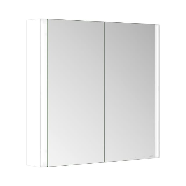 Keuco Spiegelschrank 2-türig Somaris 80x71x12,7cm, w ma, Vorbau, Spiegel-Hz.