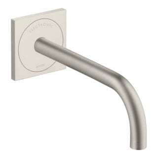 hansgrohe Elektronischer Waschtischmischer Axor Uno UP, Ausladung 225mm, Edelstahl-Optik