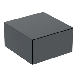 Geberit Seitenschrank One 45x24,5x47cm, 1 Schubladen, matt-schwarz