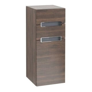 V&B Seitenschrank Subway 2.0 35,6x85,7cm, li, Gr. chr, we, Ariz. oak