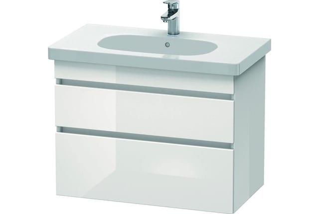 Duravit Waschtischunterschrank DuraStyle 80x45,3cm, N na/we ma, 2 SchKa., wandhängend