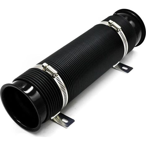 Universeller Kaltluftansaugschlauch, Auto-kaltluftansaugschlauch-set, 76 Mm (3 Zoll), Schwarz