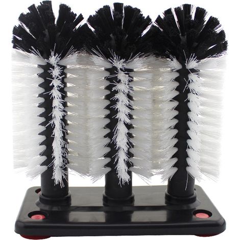 Professionelle Spülbürsten Auf 3 Säulen – Mit Großer Aluminium-saugplatte – Spülbürste Für Gläser 26 X 18,5 Cm