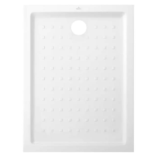 V&B Duschwanne O.NOVO 120x90x6cm, weiß Antirutsch